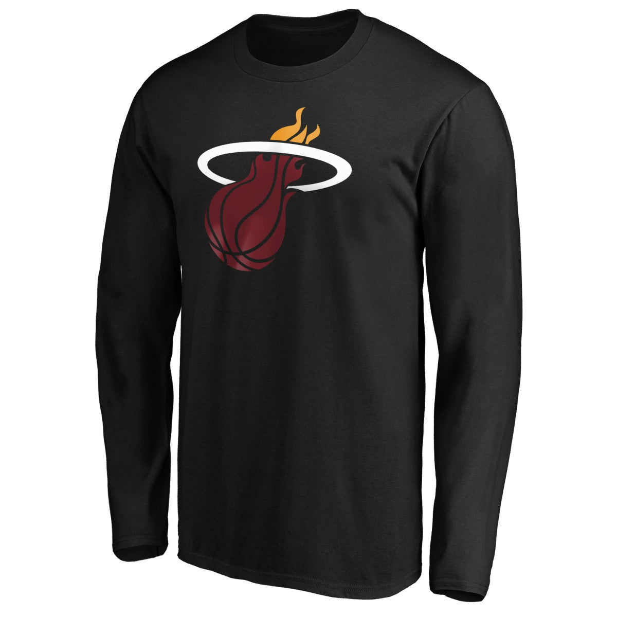 Bam Adebayo Miami Heat Playmaker Team Name & Number Long Sleeve T-Shirt Black - NBA