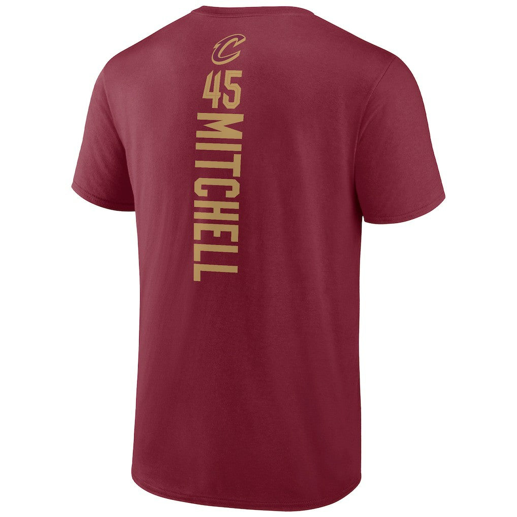 Donovan Mitchell Cleveland Cavaliers Playmaker Team Name & Number T-Shirt Wine - NBA