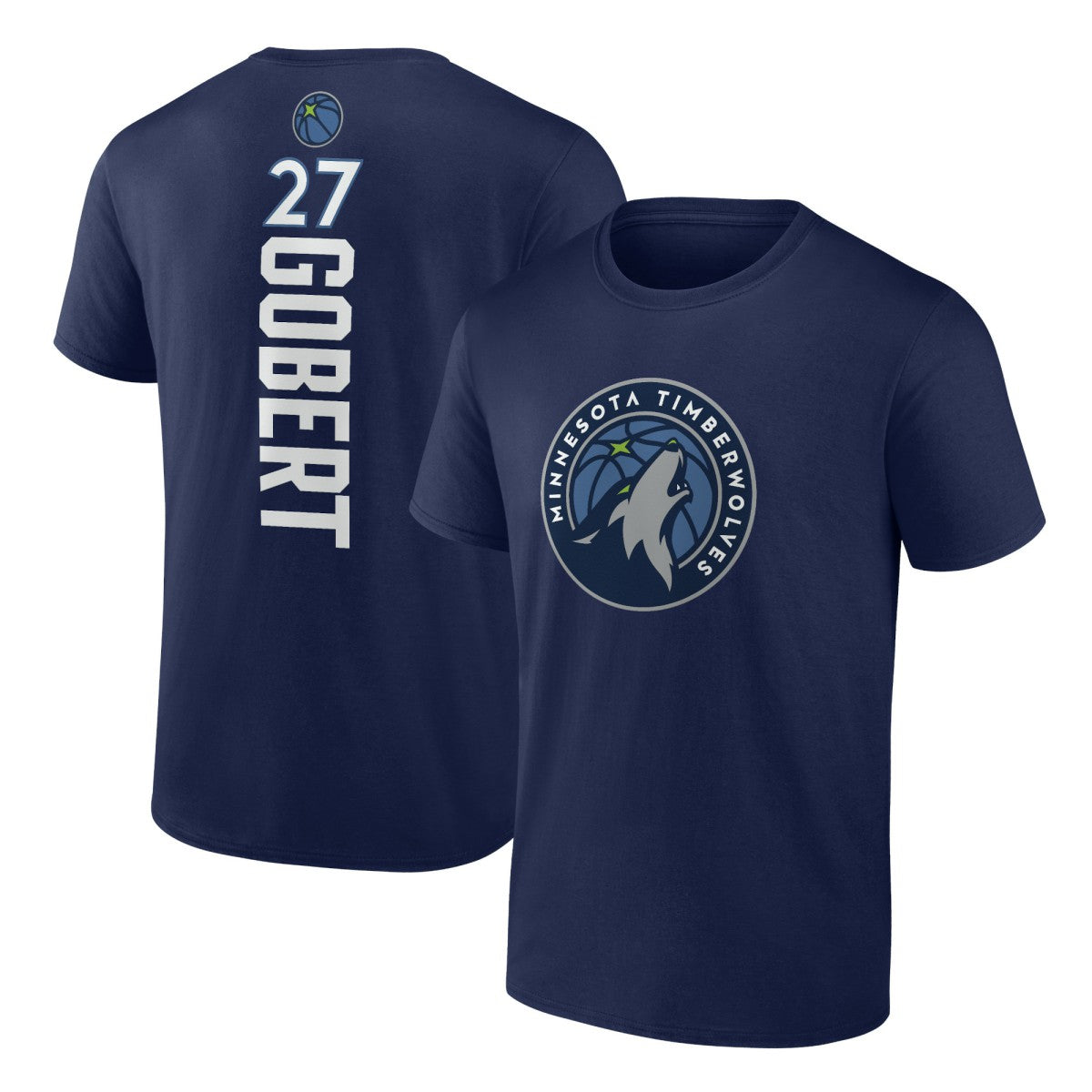 Rudy Gobert Minnesota Timberwolves Playmaker Team Name & Number T-Shirt Navy - NBA
