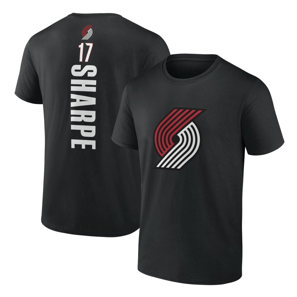 Shaedon Sharpe Portland Trail Blazers Playmaker Team Name & Number T-Shirt Black - NBA