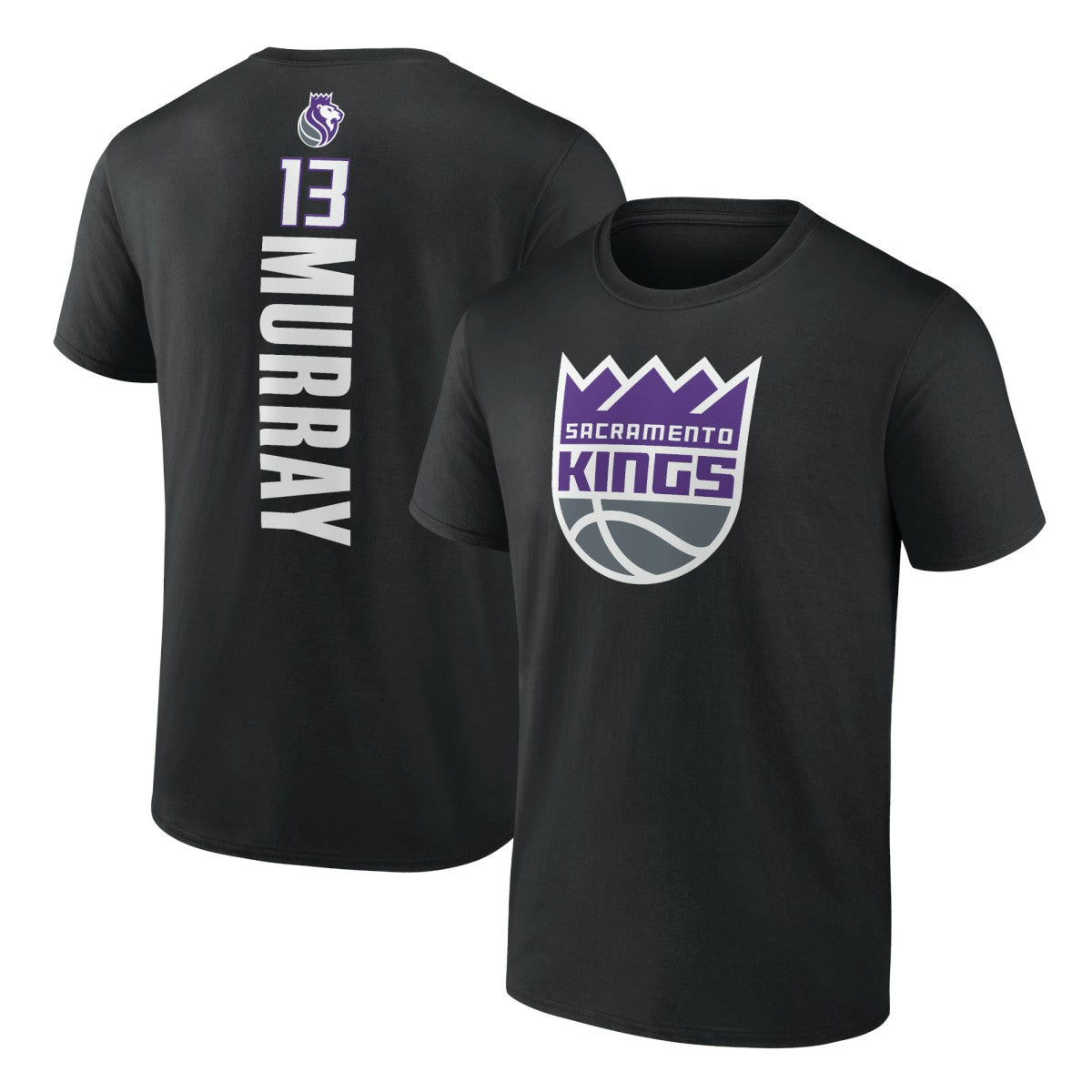 Keegan Murray Sacramento Kings Playmaker Team Name & Number T-Shirt Black - NBA