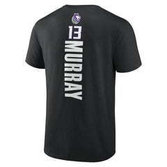 Keegan Murray Sacramento Kings Playmaker Team Name & Number T-Shirt Black - NBA