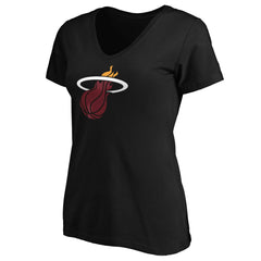 Bam Adebayo Miami Heat Women's Playmaker Team Name & Number V-Neck T-Shirt Black - NBA