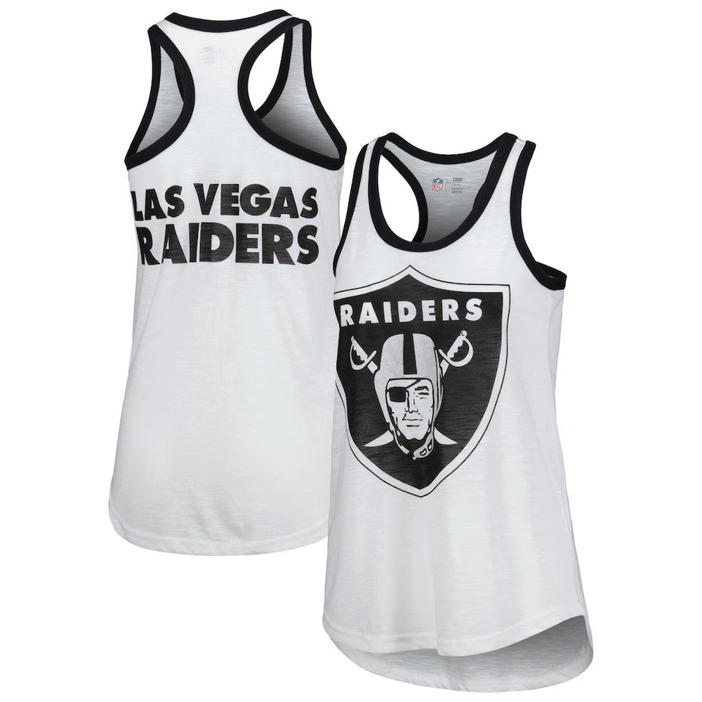 Las Vegas Raiders G-III 4Her by Carl Banks Women's Tater Tank Top White | NFL