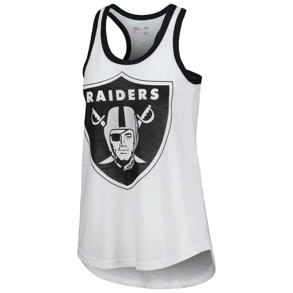 Las Vegas Raiders G-III 4Her by Carl Banks Women's Tater Tank Top White | NFL