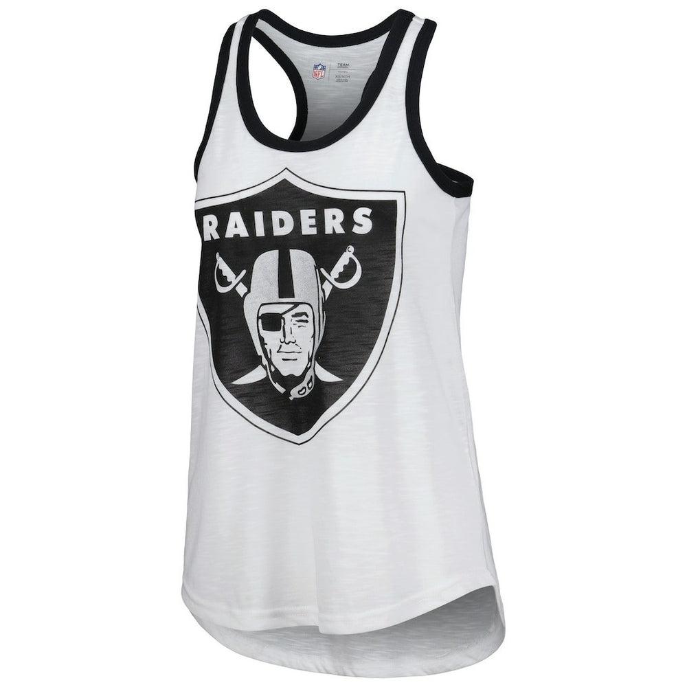 Las Vegas Raiders G-III 4Her by Carl Banks Women's Tater Tank Top White | NFL