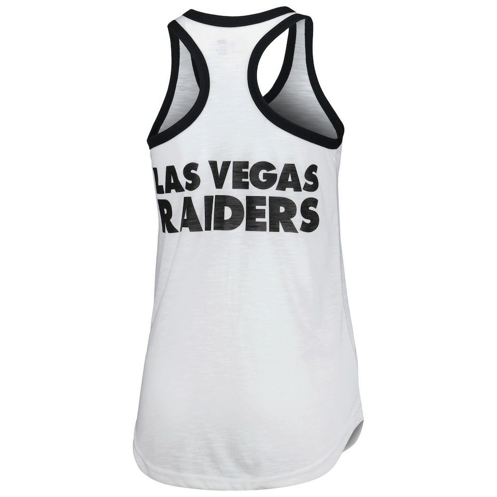 Las Vegas Raiders G-III 4Her by Carl Banks Women's Tater Tank Top White | NFL