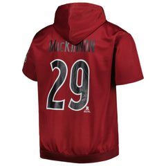 Nathan MacKinnon Colorado Avalanche Fanatics Big & Tall Name & Number Pullover Hoodie - Burgundy - NHL
