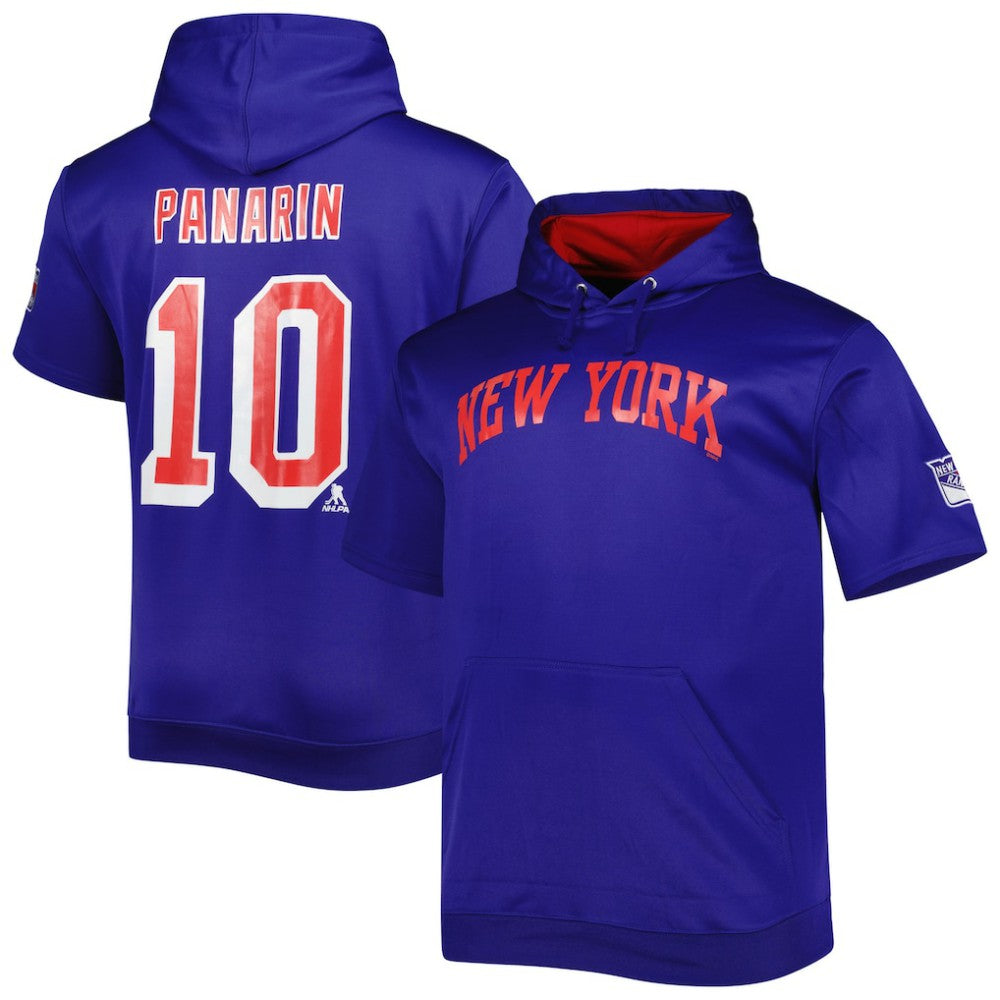 Artemi Panarin New York Rangers Fanatics Big & Tall Name & Number Pullover Hoodie - Blue - NHL