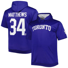 Auston Matthews Toronto Maple Leafs Fanatics Big & Tall Name & Number Pullover Hoodie - Blue - NHL