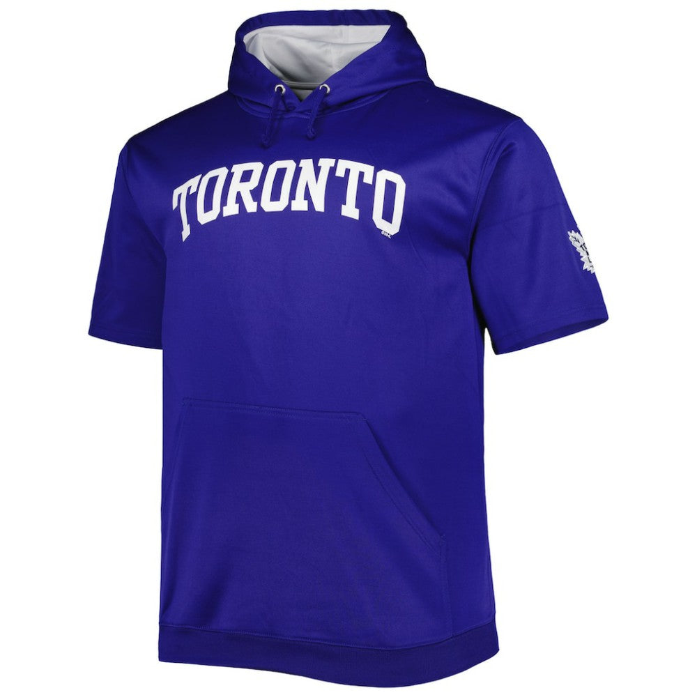 Auston Matthews Toronto Maple Leafs Fanatics Big & Tall Name & Number Pullover Hoodie - Blue - NHL