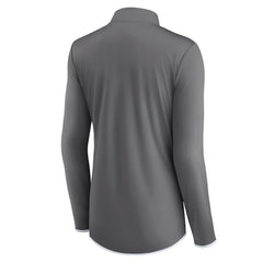 Dallas Cowboys Women's Corner Long Sleeve 1/4 Zip Top Gray | Fanatics