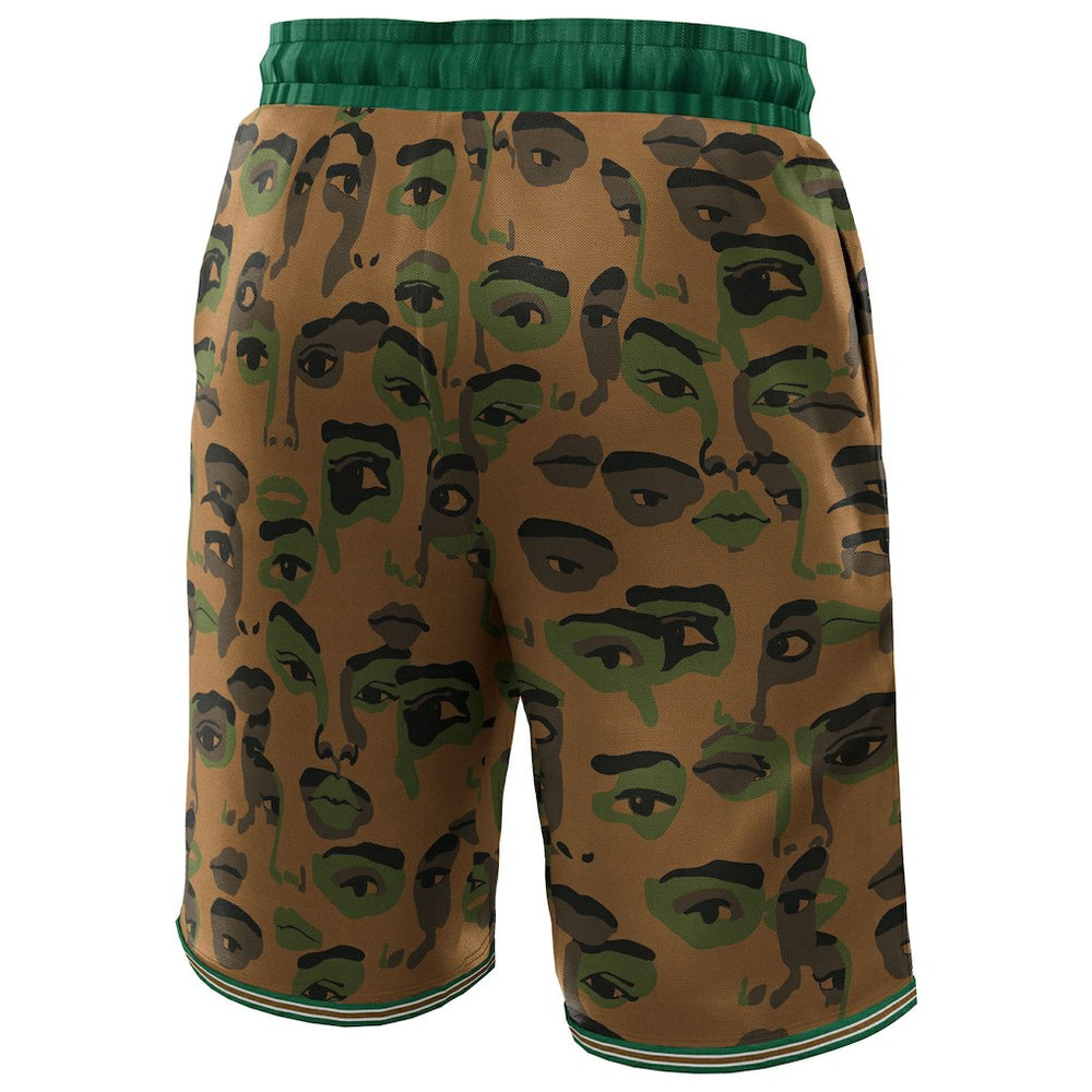 Boston Celtics NBA & KidSuper Studios Unisex Hometown Shorts Brown - NBA