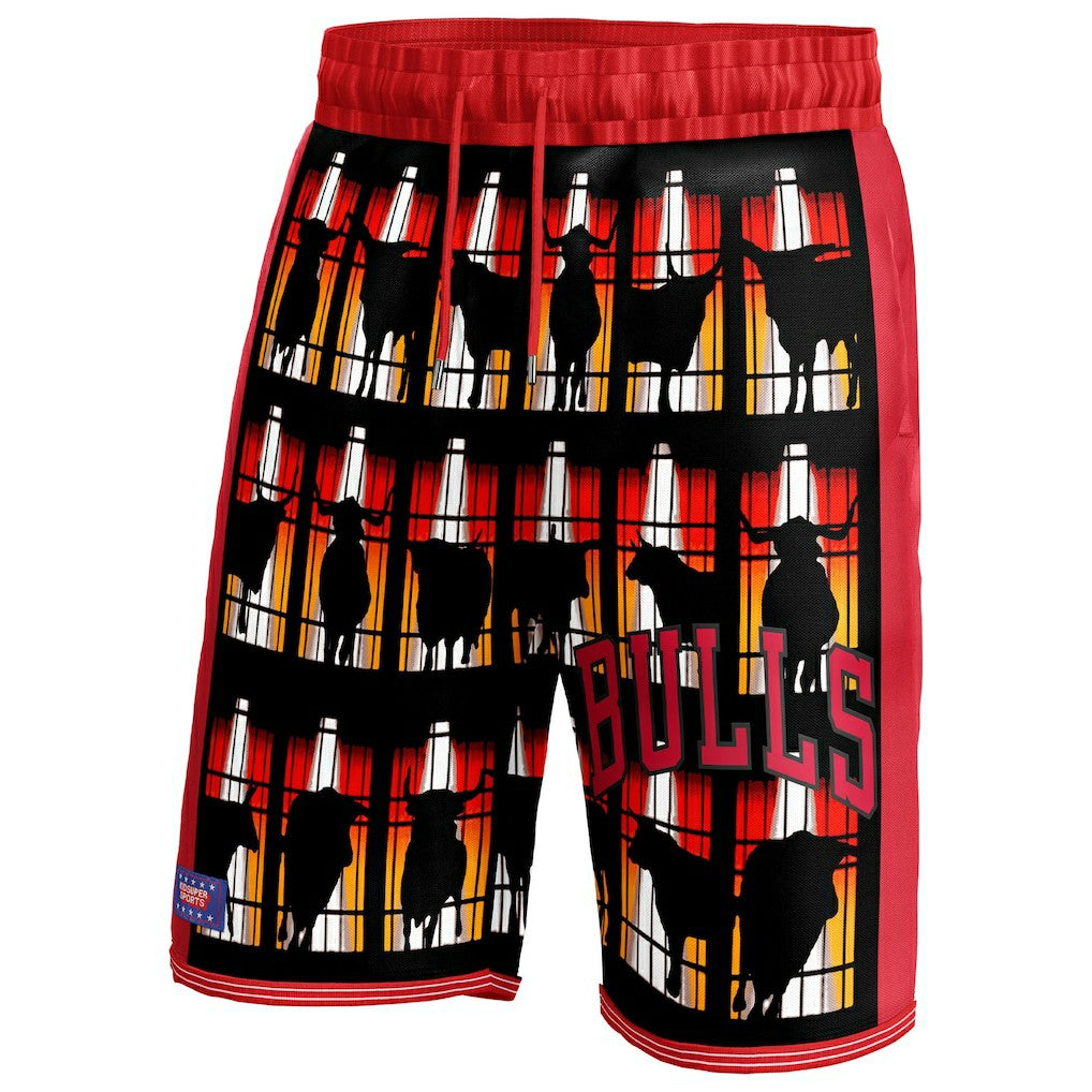 Chicago Bulls NBA & KidSuper Studios Unisex Hometown Shorts Red - NBA