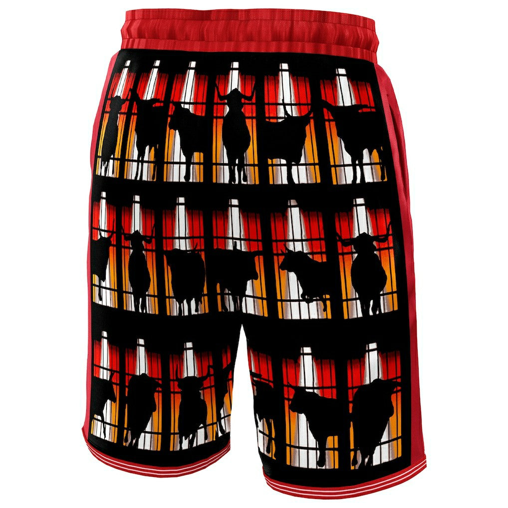 Chicago Bulls NBA & KidSuper Studios Unisex Hometown Shorts Red - NBA