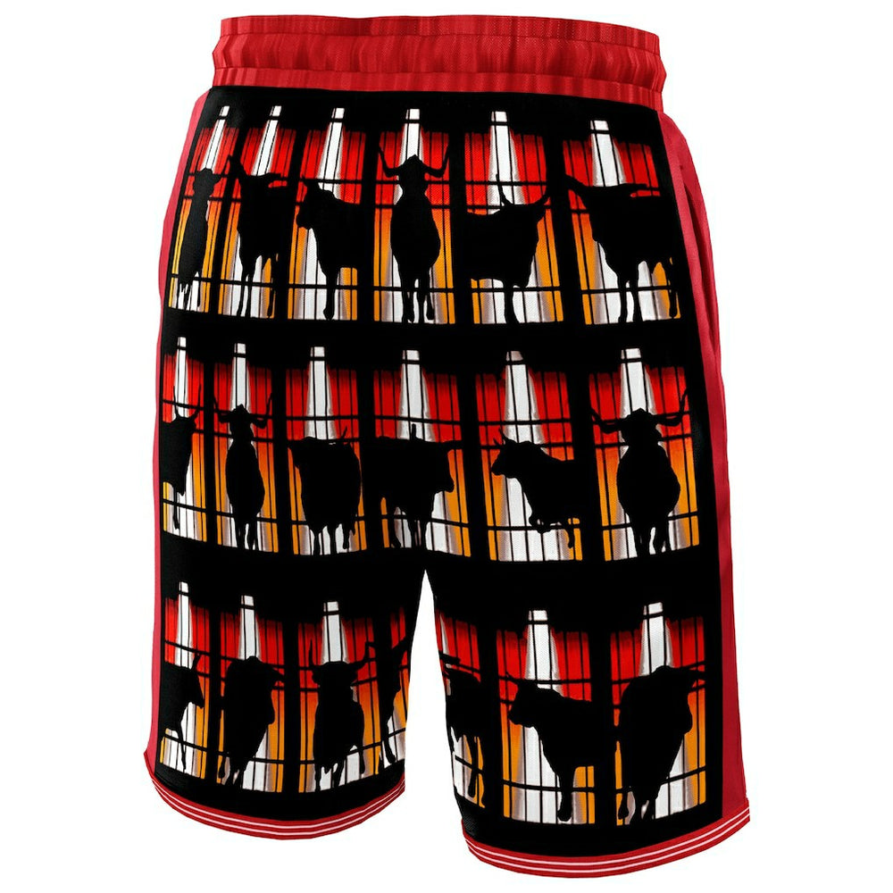 Chicago Bulls NBA & KidSuper Studios Unisex Hometown Shorts Red - NBA