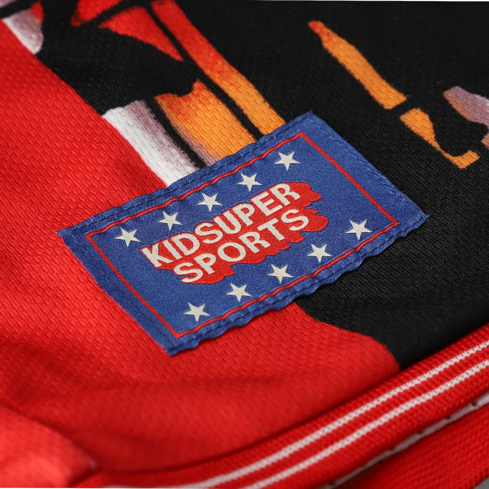 Chicago Bulls NBA & KidSuper Studios Unisex Hometown Shorts Red - NBA