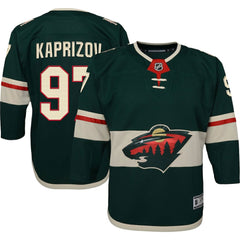Kirill Kaprizov Minnesota Wild Youth Home Premier Player Jersey - Green - NHL