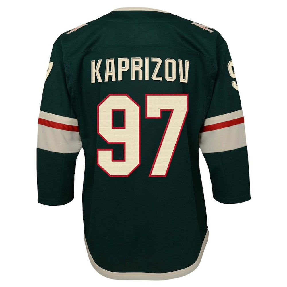 Kirill Kaprizov Minnesota Wild Youth Home Premier Player Jersey - Green - NHL