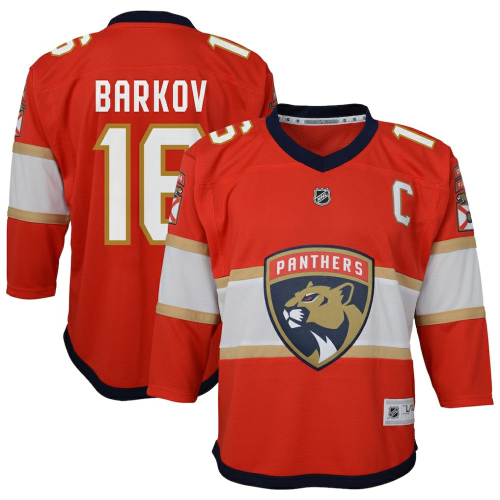 Aleksander Barkov Florida Panthers Youth Home Captain Replica Player Jersey - Red - NHL