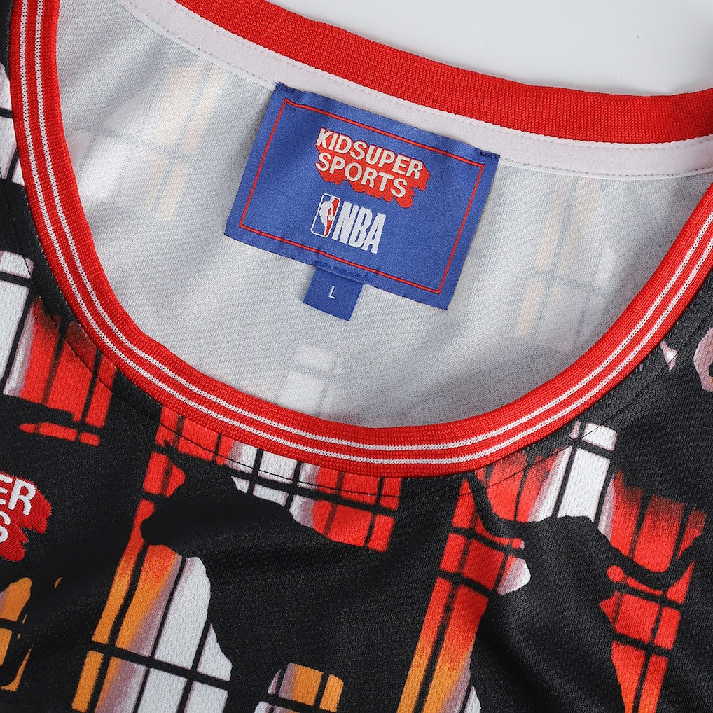 Chicago Bulls NBA & KidSuper Studios Unisex Hometown Jersey Red - NBA