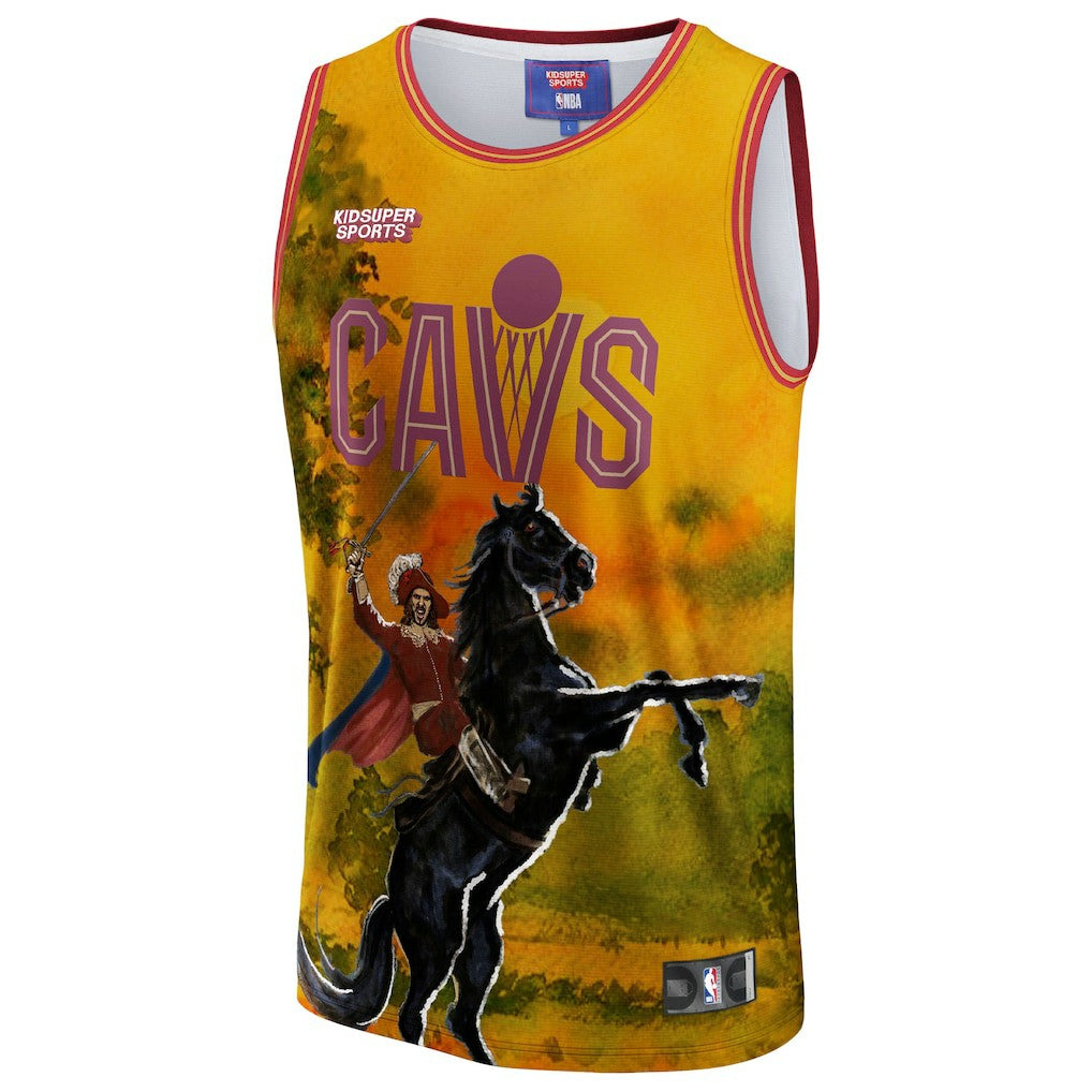 Cleveland Cavaliers NBA & KidSuper Studios Unisex Hometown Jersey Gold - NBA