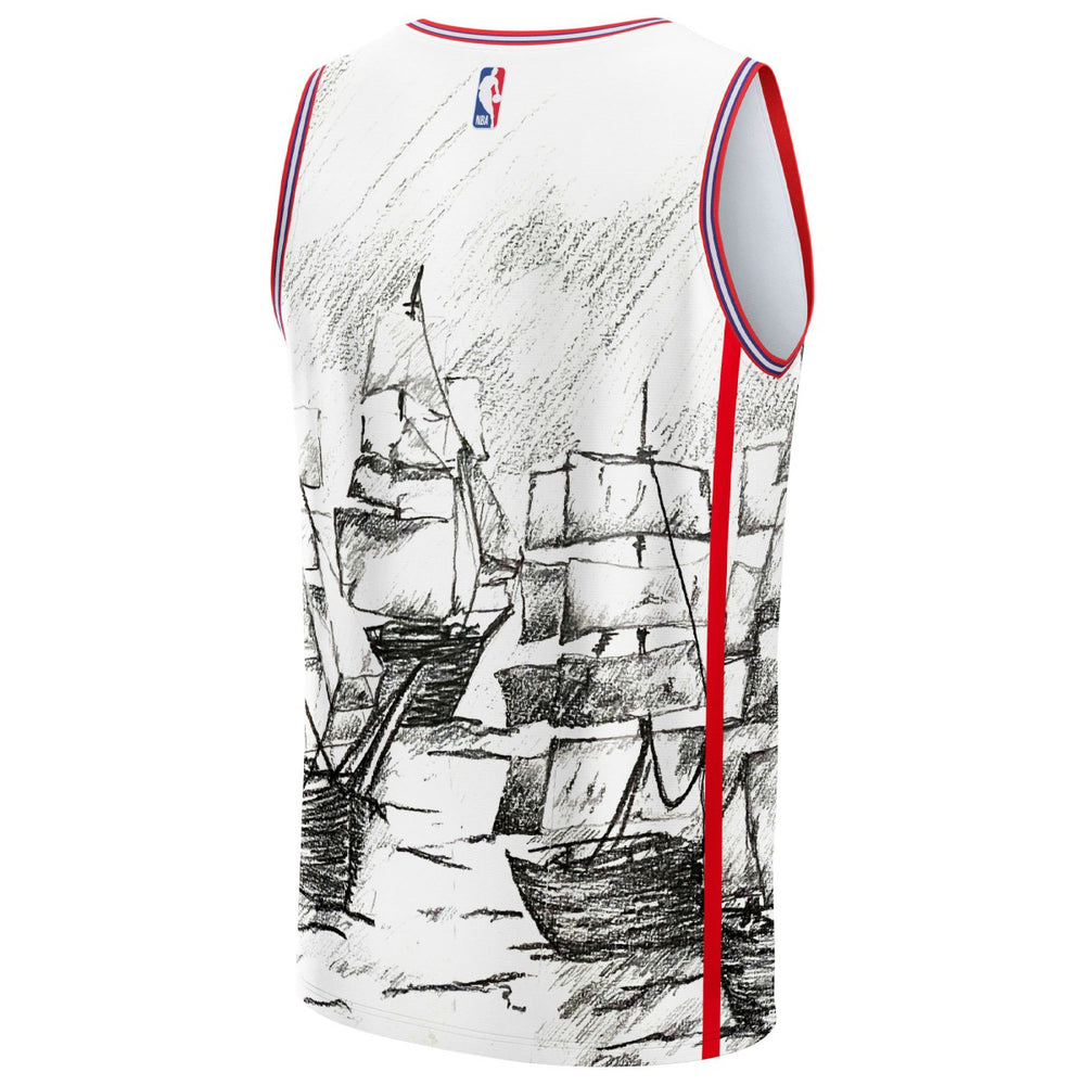 LA Clippers NBA & KidSuper Studios Unisex Hometown Jersey Gray - NBA