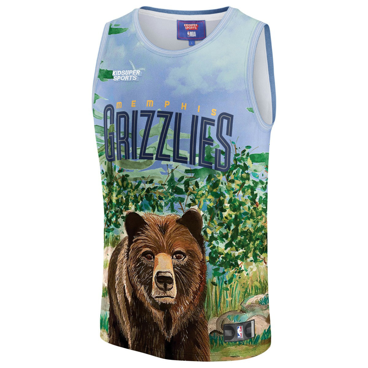 Memphis Grizzlies NBA & KidSuper Studios Unisex Hometown Jersey Teal - NBA