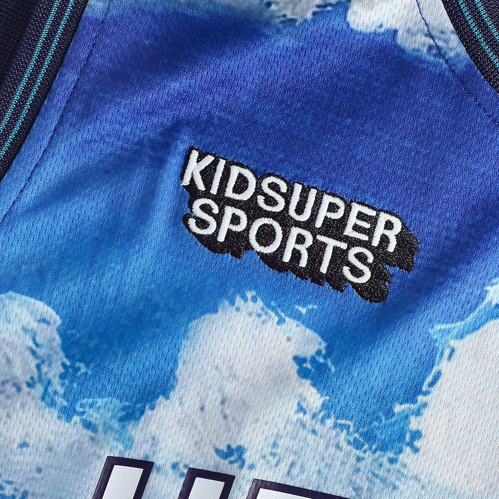 Charlotte Hornets NBA & KidSuper Studios Unisex Hometown Jersey Blue - NBA