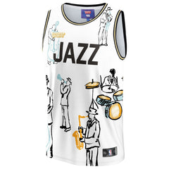 Utah Jazz NBA & KidSuper Studios Unisex Hometown Jersey White - NBA