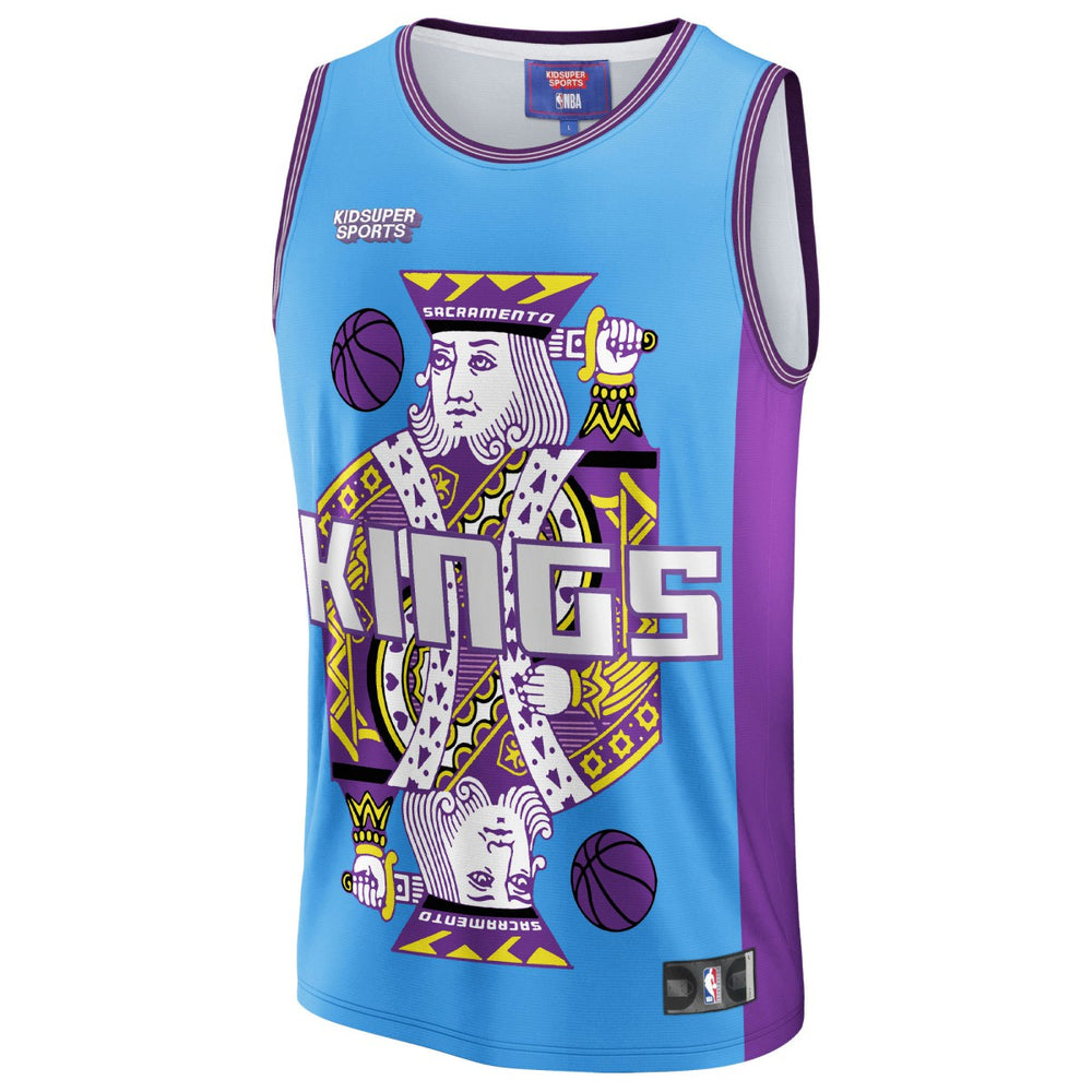 Sacramento Kings NBA & KidSuper Studios Unisex Hometown Jersey Blue - NBA