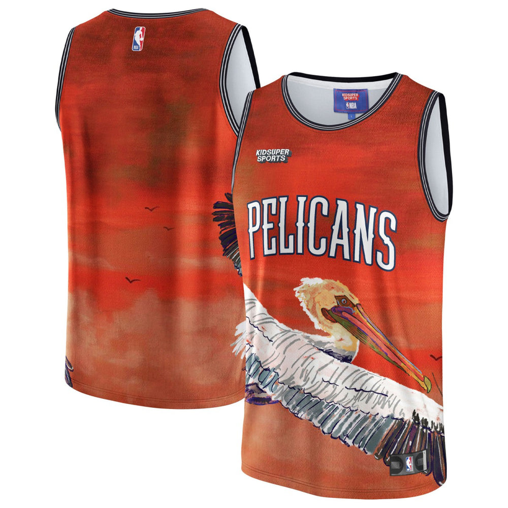 New Orleans Pelicans NBA & KidSuper Studios Unisex Hometown Jersey Red - NBA