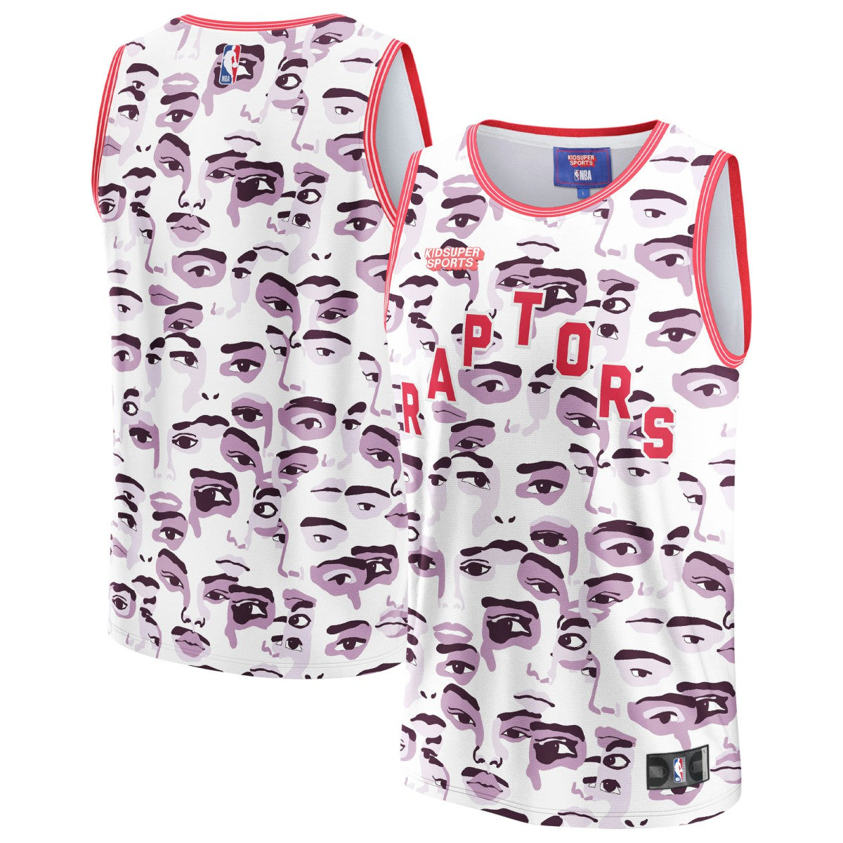 Toronto Raptors NBA & KidSuper Studios Unisex Hometown Jersey White - NBA