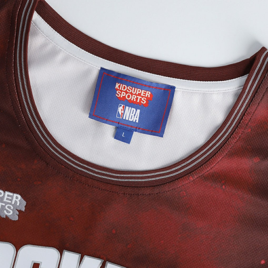 Houston Rockets NBA & KidSuper Studios Unisex Hometown Jersey Red - NBA