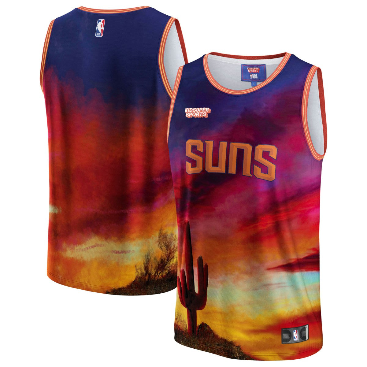 Phoenix Suns NBA & KidSuper Studios Unisex Hometown Jersey Red - NBA