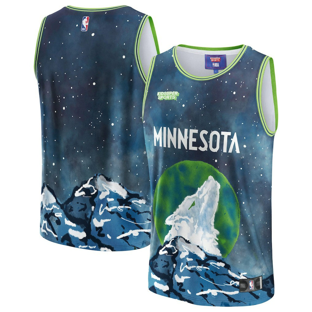 Minnesota Timberwolves NBA & KidSuper Studios Unisex Hometown Jersey Blue - NBA