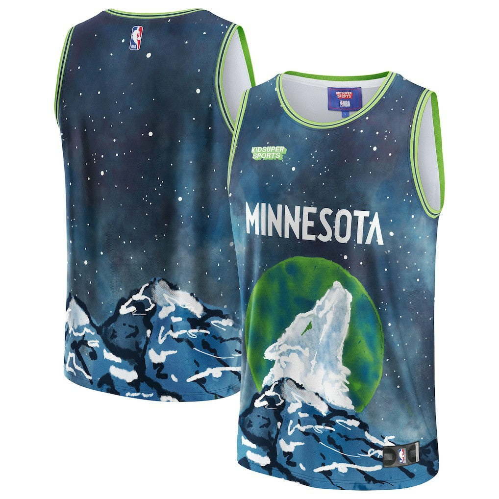 Minnesota Timberwolves NBA & KidSuper Studios Unisex Hometown Jersey Blue - NBA