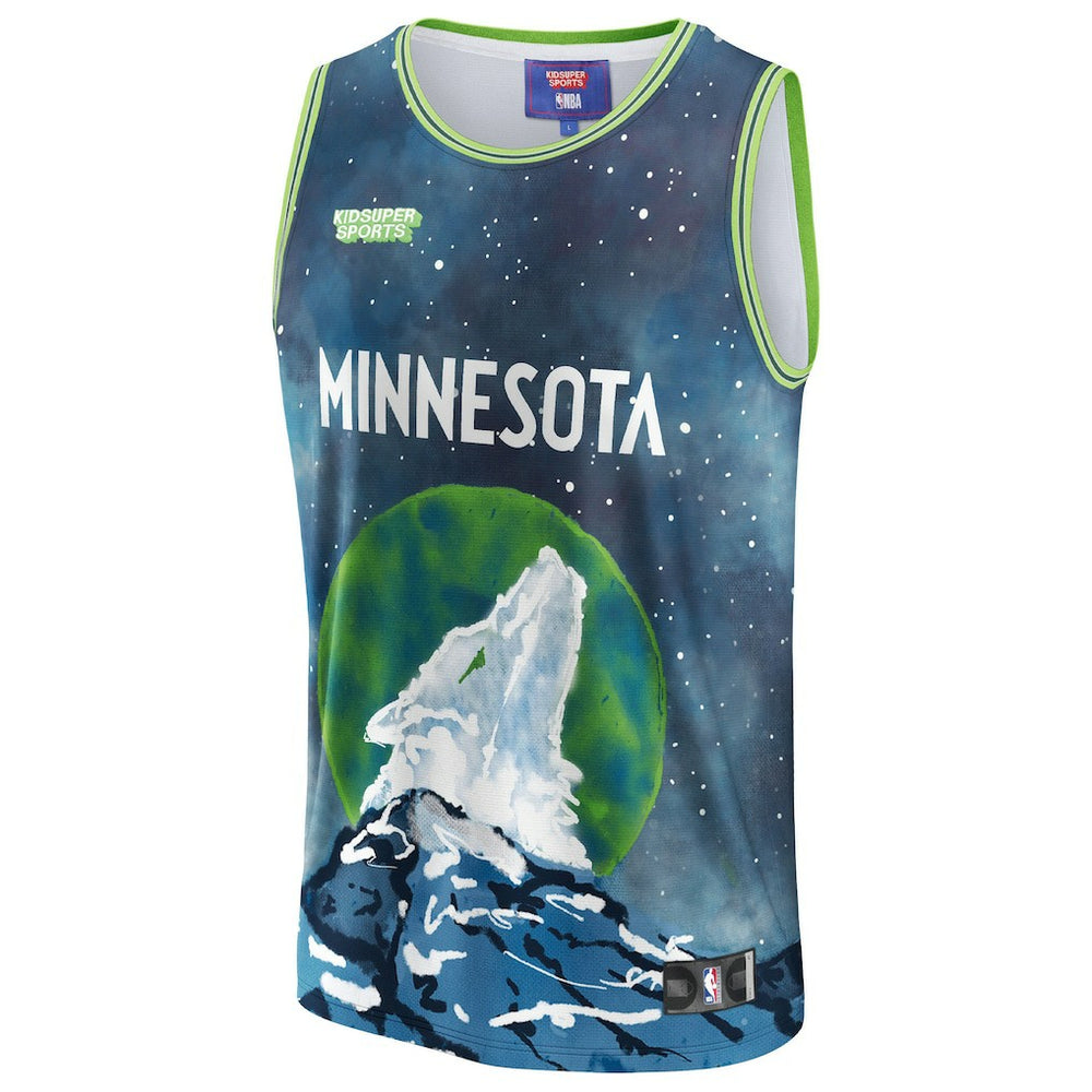 Minnesota Timberwolves NBA & KidSuper Studios Unisex Hometown Jersey Blue - NBA
