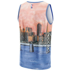 Golden State Warriors NBA & KidSuper Studios Unisex Hometown Jersey Blue - NBA