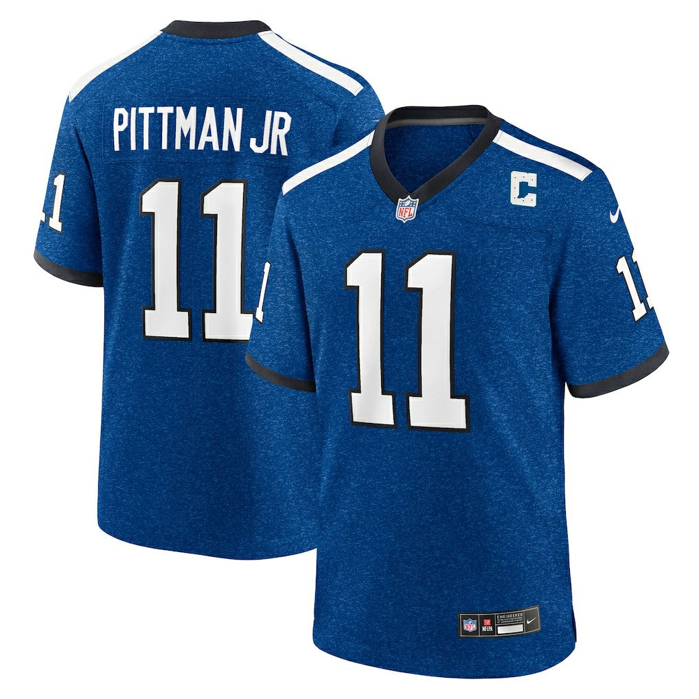 Indiana Nights Michael Pittman Jr. Indianapolis Colts Alternate Game Jersey Blue | Nike for Sale