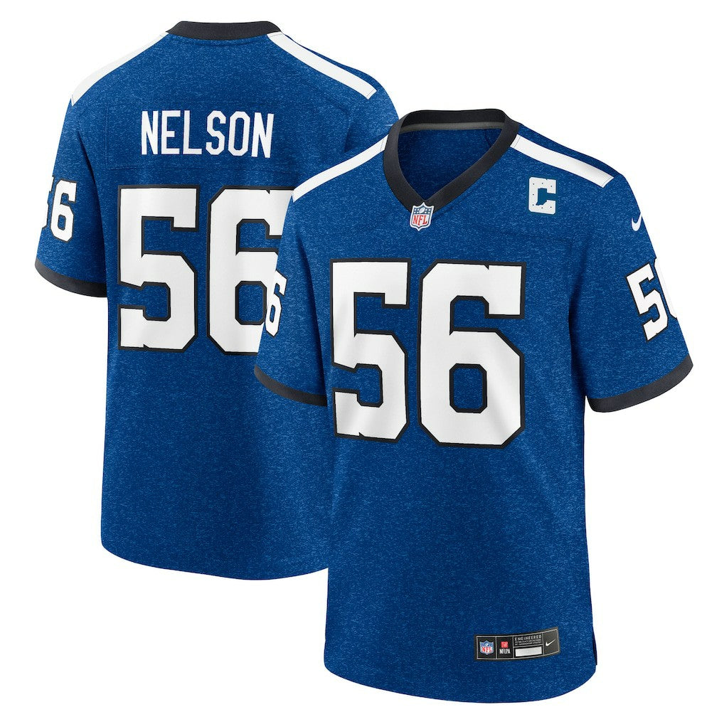 Quenton Nelson Indianapolis Colts Indiana Nights Alternate Game Jersey Royal | Nike for Sale