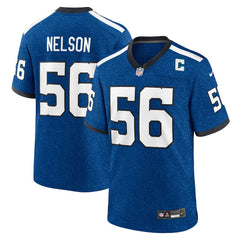Quenton Nelson Indianapolis Colts Indiana Nights Alternate Game Jersey Royal | Nike for Sale