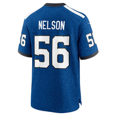 Quenton Nelson Indianapolis Colts Indiana Nights Alternate Game Jersey Royal | Nike for Sale