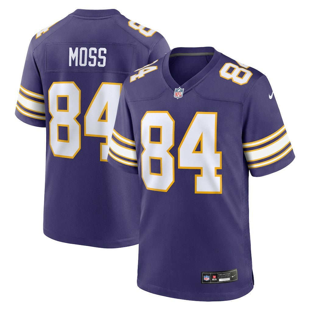 Randy Moss Minnesota Vikings Classic Retired Player Game Jersey Purple | Nike for Sale