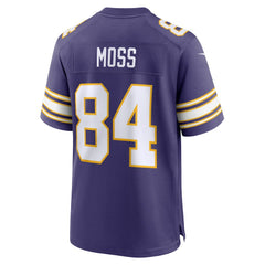 Randy Moss Minnesota Vikings Classic Retired Player Game Jersey Purple | Nike for Sale