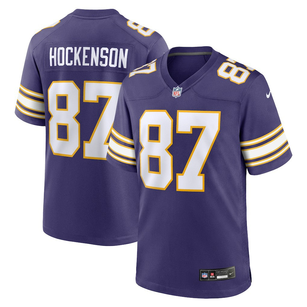 T.J. Hockenson Minnesota Vikings Classic Player Game Jersey Purple | Nike for Sale
