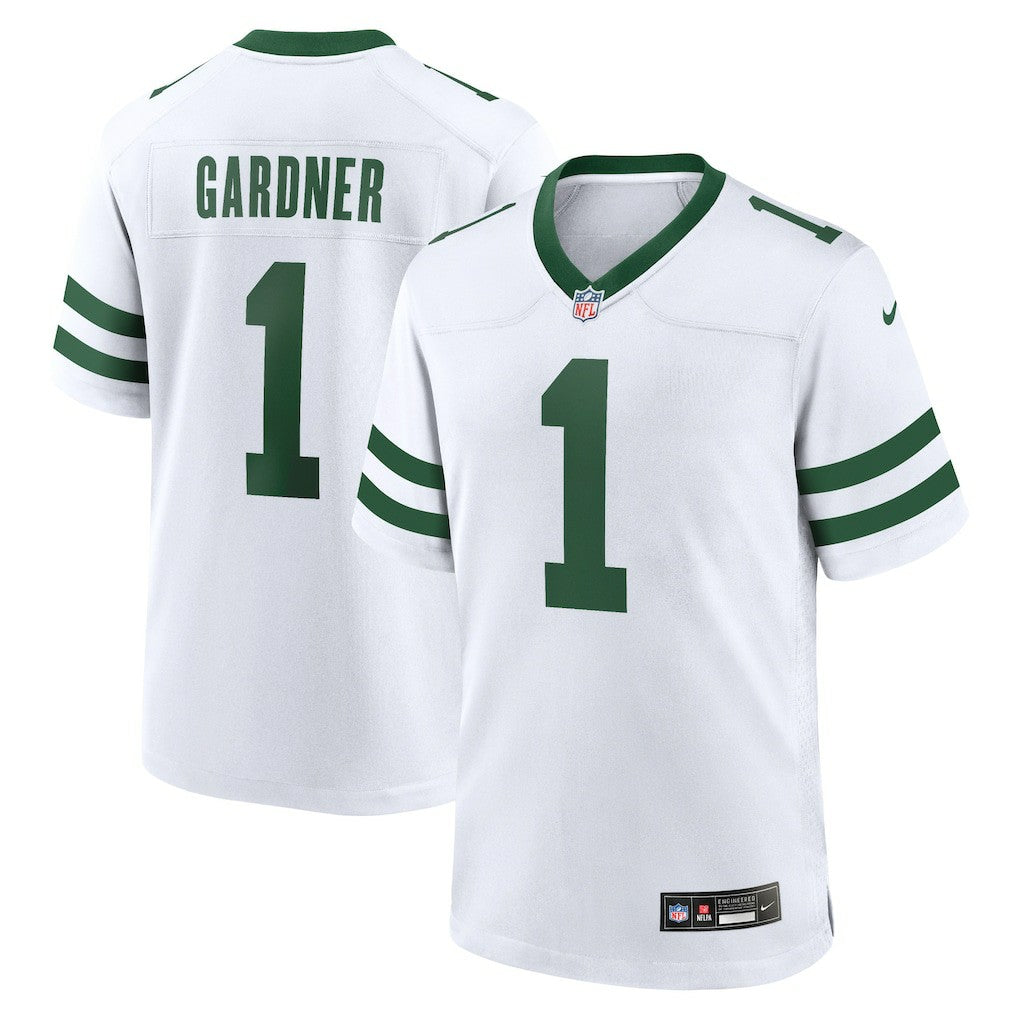 Ahmad Sauce Gardner New York Jets Game Jersey Legacy White | Nike for Sale