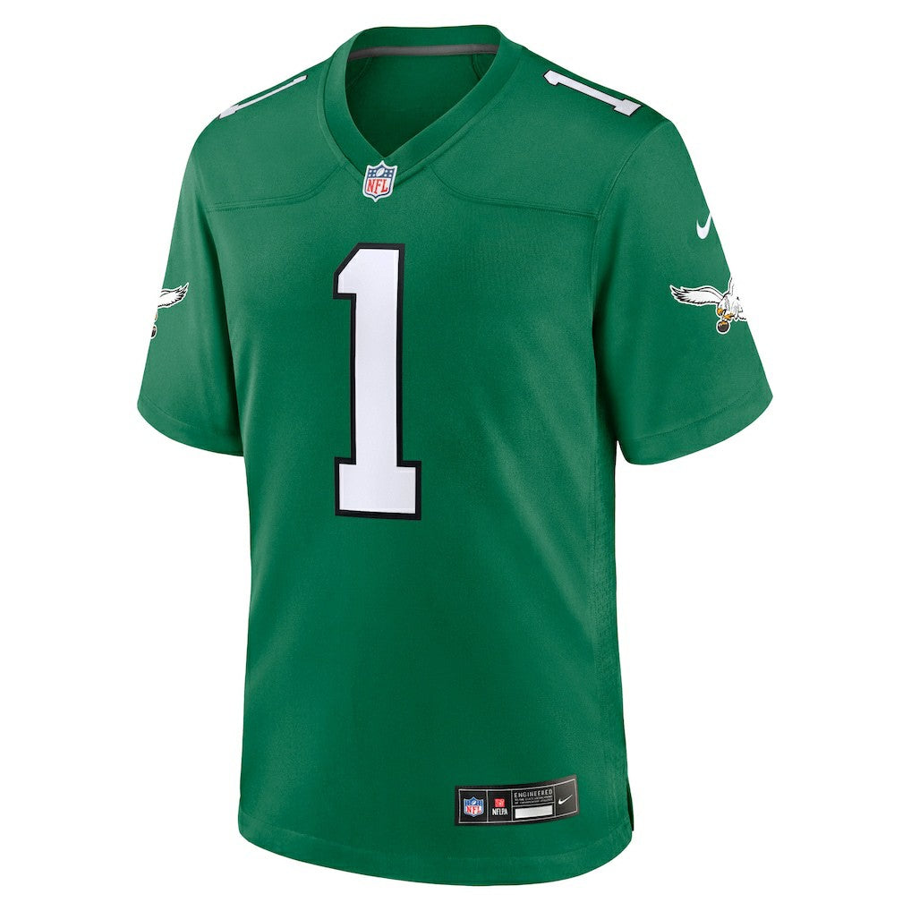 Jalen Hurts Philadelphia Eagles Alternate Game Player Jersey Kelly Green | Nike for Sale