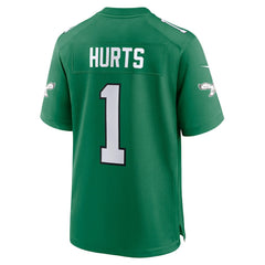 Jalen Hurts Philadelphia Eagles Alternate Game Player Jersey Kelly Green | Nike for Sale