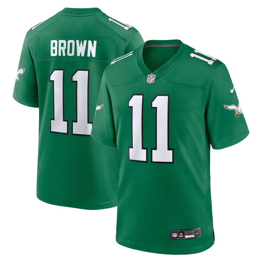 A.J. Brown Philadelphia Eagles Alternate Game Player Jersey Kelly Green | Nike for Sale